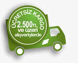2.500 TL ÜCRETSİZ KARGO