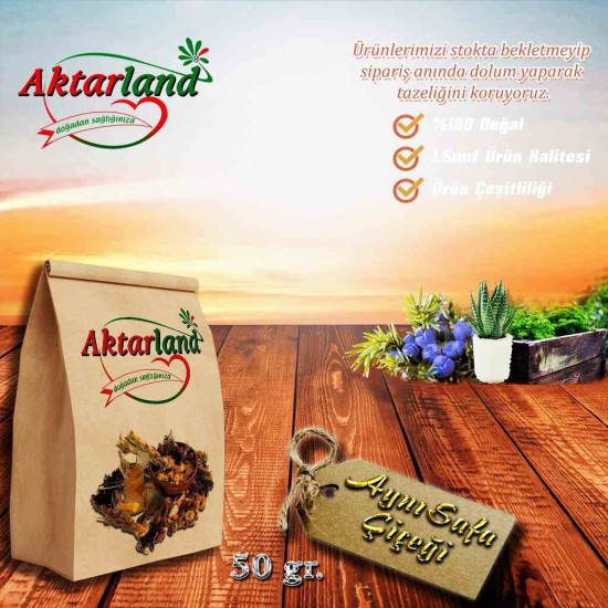 Altın sarısı Aynısefa çiçeği ve şifalı özleri