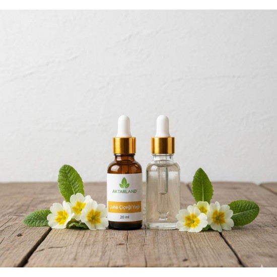  Çuha Çiçeği Yağı şişesi ve sarı çuha çiçekleri - Aktarland