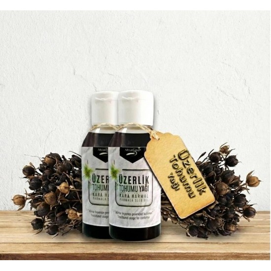 Üzerlik tohumu yağı, Peganum harmala yağı, soğuk sıkım üzerlik yağı, erkek cinsel sağlık, doğal yağlar, antioksidan, Aktarland