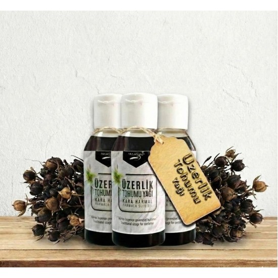 Üzerlik tohumu yağı, Peganum harmala yağı, soğuk sıkım üzerlik yağı, erkek cinsel sağlık, doğal yağlar, antioksidan, Aktarland