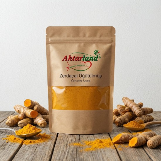 Zerdeçal kökleri, zerdeçal tozu, zerdeçal içeren sağlıklı içecek, zerdeçal maskesi