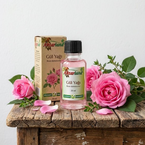 Organik Damask Gül Yağı - Cilt Bakımı ve Aromaterapi için Premium Kalite