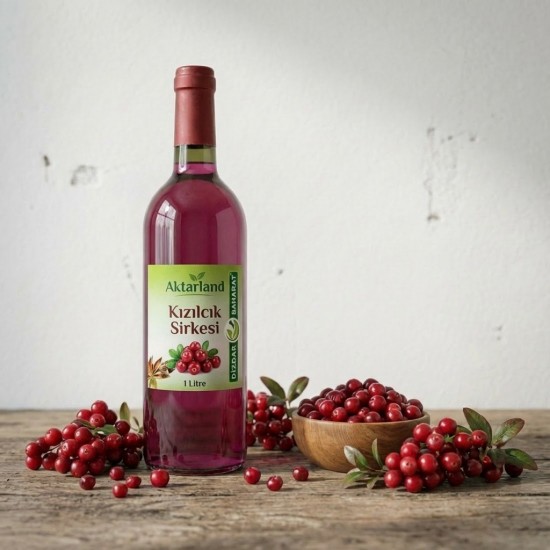 Kızılcık Sirkesi 1 Litre
