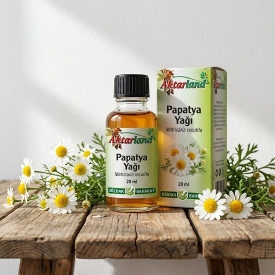 Papatya Yağı, sağlıklı yaşam, doğal şifa, aromaterapi, cilt bakımı, saç bakımı